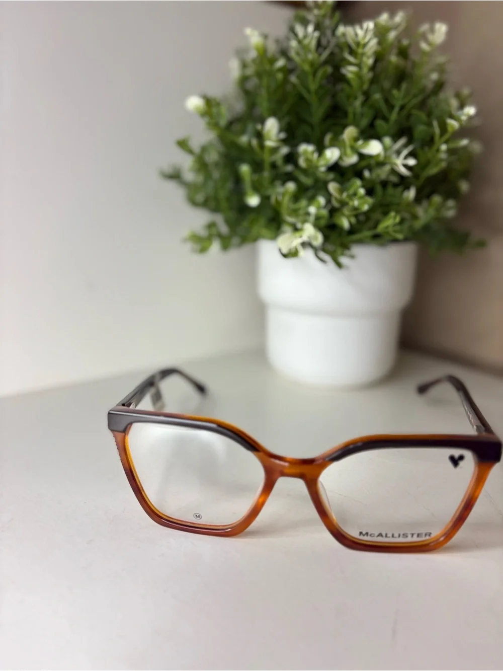 Title: McAllister MC4523 Butterscotch Tortoise Eyeglasses Frames 53-17-140 New